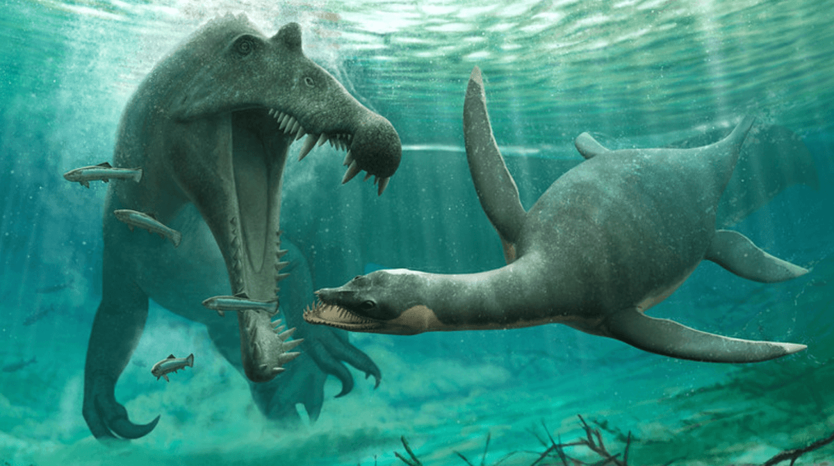 Plezjozaury pływały także w słodkich wodach /Fot. University of Bath
