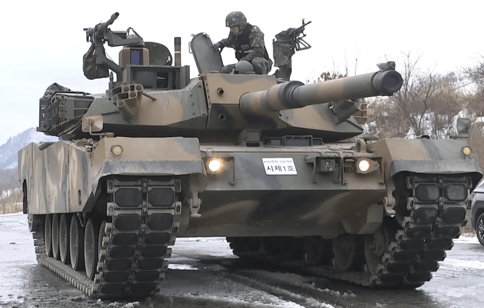 Nowy czołg K1E2 południowokoreańskiej armii
